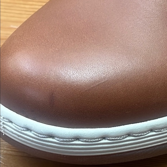 Dr. Martens Brown and White Oxfords with Modern Design
